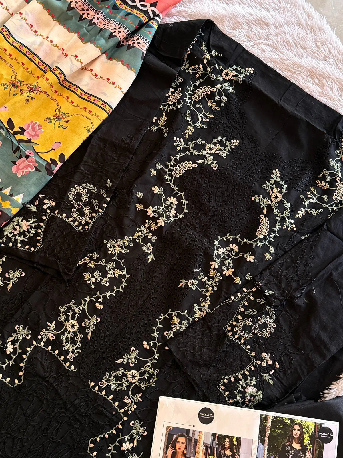 Mehboob Tex 1602 Chiffon Dupatta Pakistani Salwar Suits Exporters In India